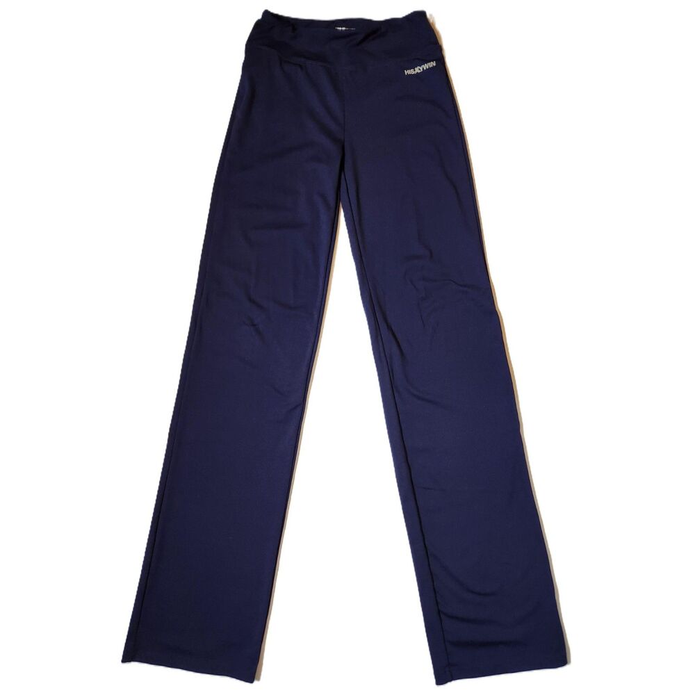 HISKYWIN Women’s Small Long Navy Athletic Pants Activewear Stretch